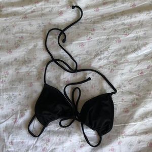 Black String Bikini Top